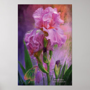 Roze godin Art Poster/Afdruk Poster