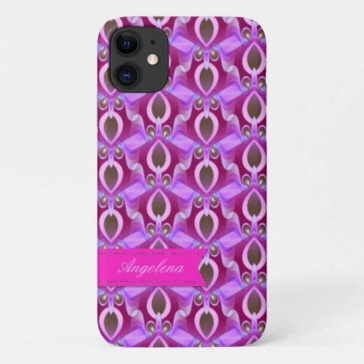 Roze godin Pattern iPhone 5 Hoesje (Achterkant)