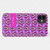 Roze godin Pattern iPhone 5 Hoesje (Achterkant (horizontaal))