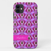 Roze godin Pattern iPhone 5 Hoesje (Achterkant)