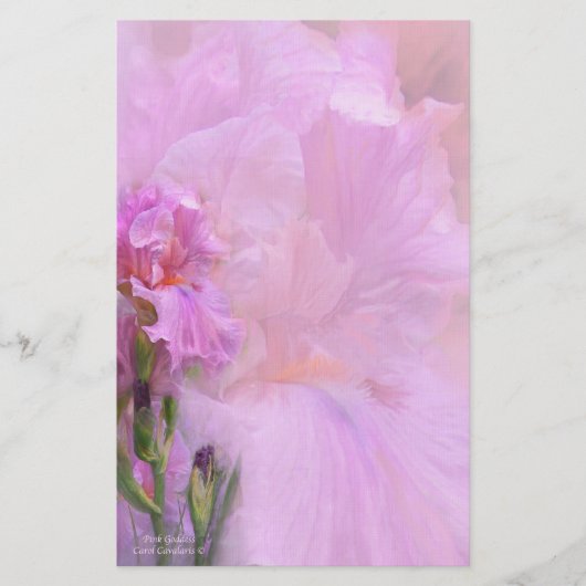 Roze Godin Stationery Briefpapier (Voorkant)