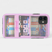 Roze gokautomaat casinogokker Case-Mate iPhone case (Achterkant (horizontaal))