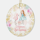 Roze Gold Alice Ceramic Ornament (Links)