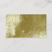 Roze Gold Blush Cooper Mint Green Metallic Visitekaartje (Achterkant)