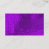 Roze Gold Blush Cooper Paars Amethyst Metallic Visitekaartje (Achterkant)