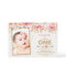 Roze Gold Boho Floral 1e verjaardag Uitnodiging