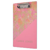 Roze,  Gold Business Elegant minima Klembord (Links)