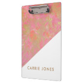 Roze,  Gold Business Elegant minima Klembord (Links)