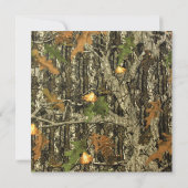 Roze & Gold Camo Bachelorette Party Kaart (Achterkant)