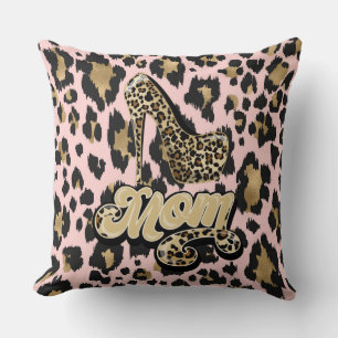 Roze Gold Diva Mam Didruk Omkeerbare Pillow Kussen