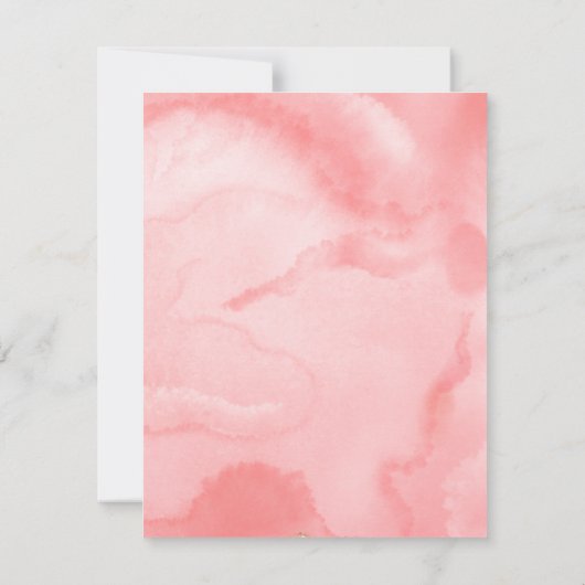 Roze Gold Fairytale Brunch & bubel Uitnodiging (Achterkant)