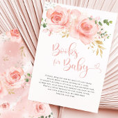 Roze & Gold Girl Baby Books Enclosure Kaart