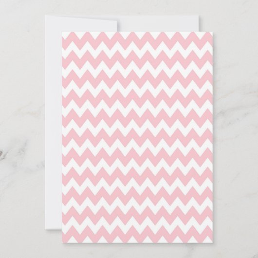 Roze Gold Glitter 1e verjaardag Uitnodiging (Achterkant)