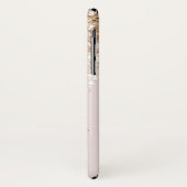 Roze Gold Glitter Girly  Initiaal Naam Case-Mate iPhone Case (Achterkant/links)