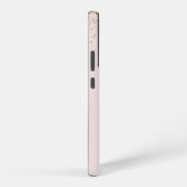 Roze Gold Glitter Girly  Initiaal Naam Samsung Galaxy Hoesje (Rechterkant)