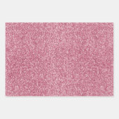 Roze Gold Glitter Inpakpapier Vel (Voorkant 3)