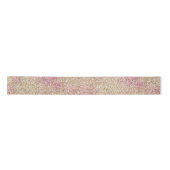 Roze Gold Glitter      Satijnen Lint (Voorkant)