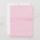 Roze Gold Glitter Smoke Bachelorette Party Invitat Kaart (Achterkant)