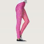 Roze Gold Glitter Sparkly Ombre Modern Stijlvol Leggings (Rechts)