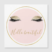 Roze Gold Glitzy Black Eyelashes (Voorkant)