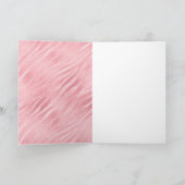 Roze Gold Glitzy Black Eyelashes Kaart (Binnen)