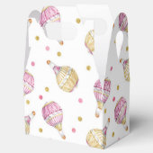 Roze+Gold Hete Luchtballon Bedankdoosjes (Geopend)