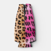 Roze Gold-leopard-printer Flesjeskoeler (Achterkant)