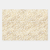 Roze Gold-leopard-printer        Inpakpapier Vel (Voorkant 3)