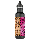 Roze Gold-leopard-printer Waterfles (Links)