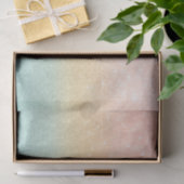 Roze Gold Mint Glitter Ombre Luxe Design Tissuepapier (Geschenk)