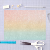 Roze Gold Mint Glitter Ombre Luxe Design Tissuepapier (Craft)