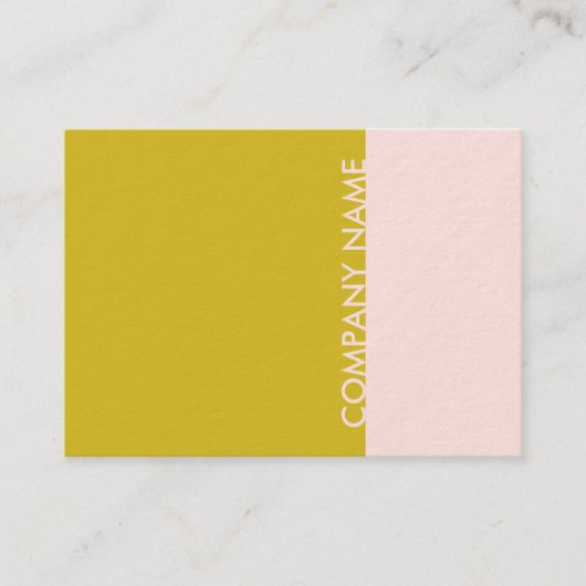 Roze Gold Modern Visitekaartje (Voorkant)