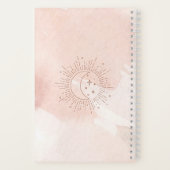 Roze & Gold Moon & Stars Self Love Journal Notitieboek (Achterkant)