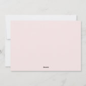 Roze Gold Navy Abstracte Business Holiday Card Feestdagenkaart (Achterkant)