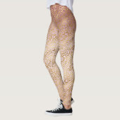 Roze Gold Ombre Leopard Print Leggings (Links)