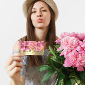 Roze Gold Rozen Bloem Logo Event Planner QRCode Visitekaartje