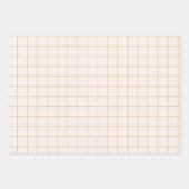 Roze Gold School Girl Wrapping Paper Set (Voorkant 2)