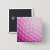 Roze Golf Ball Background Gepersonaliseerd Sjabloo Vierkante Button 5,1 Cm (Voorkant /achterkant)