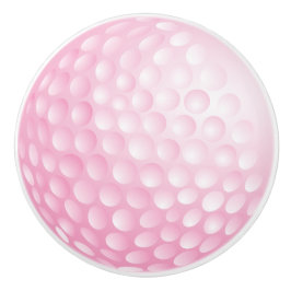 Roze Golf Ball-ontwerp Keramische Knop