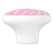 Roze Golf Ball-ontwerp Keramische Knop (Zijkant)