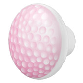 Roze Golf Ball-ontwerp Keramische Knop (Rechts)