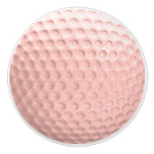 Roze Golf Ball Sport Keramische Knop (Voorkant)