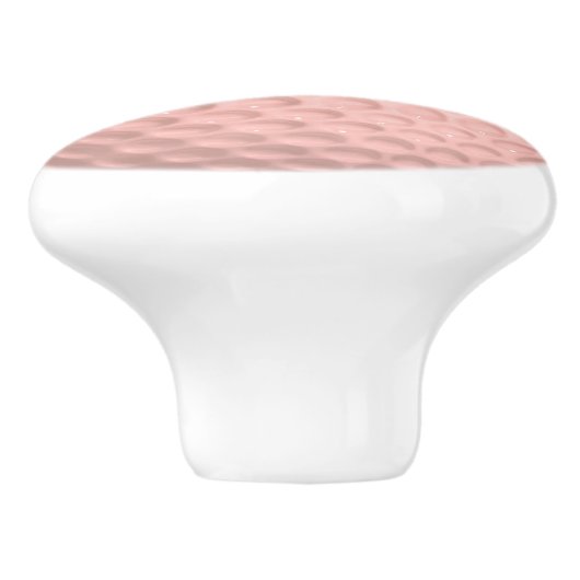 Roze Golf Ball Sport Keramische Knop (Zijkant)