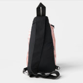 Roze Golf Ball Sport Sling Bag (Achterkant)