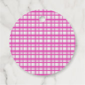 Roze Golf Cart Baby levert Baby shower Dank je wel Bedankjes Labels (Achterkant)