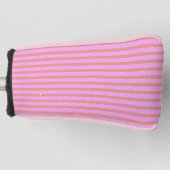 Roze Golf Head Hoesje Golfheadcover (Voorkant)