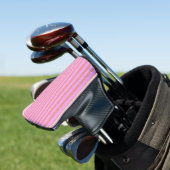 Roze Golf Head Hoesje Golfheadcover (Insitu)