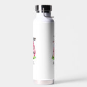 Roze Golf Naam Initiaalmonogram Waterfles (Links)