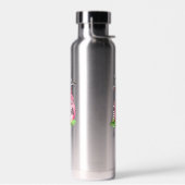 Roze Golf Naam Initialen Waterfles (Links)