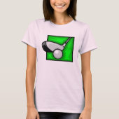 Roze Golf T-shirt (Voorkant)